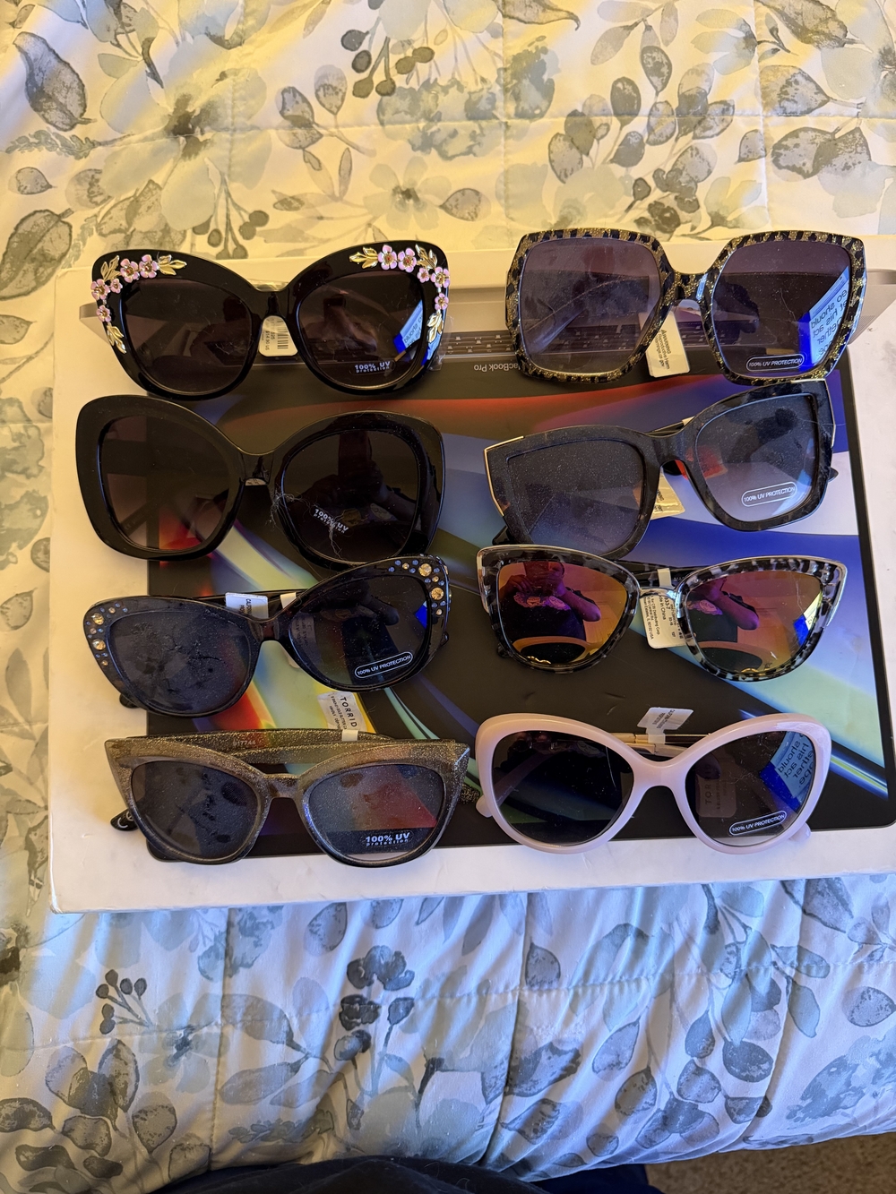 torrid Women’s Sunglasses Variety Pack - Black, Pink, Tortoise, Mirrored